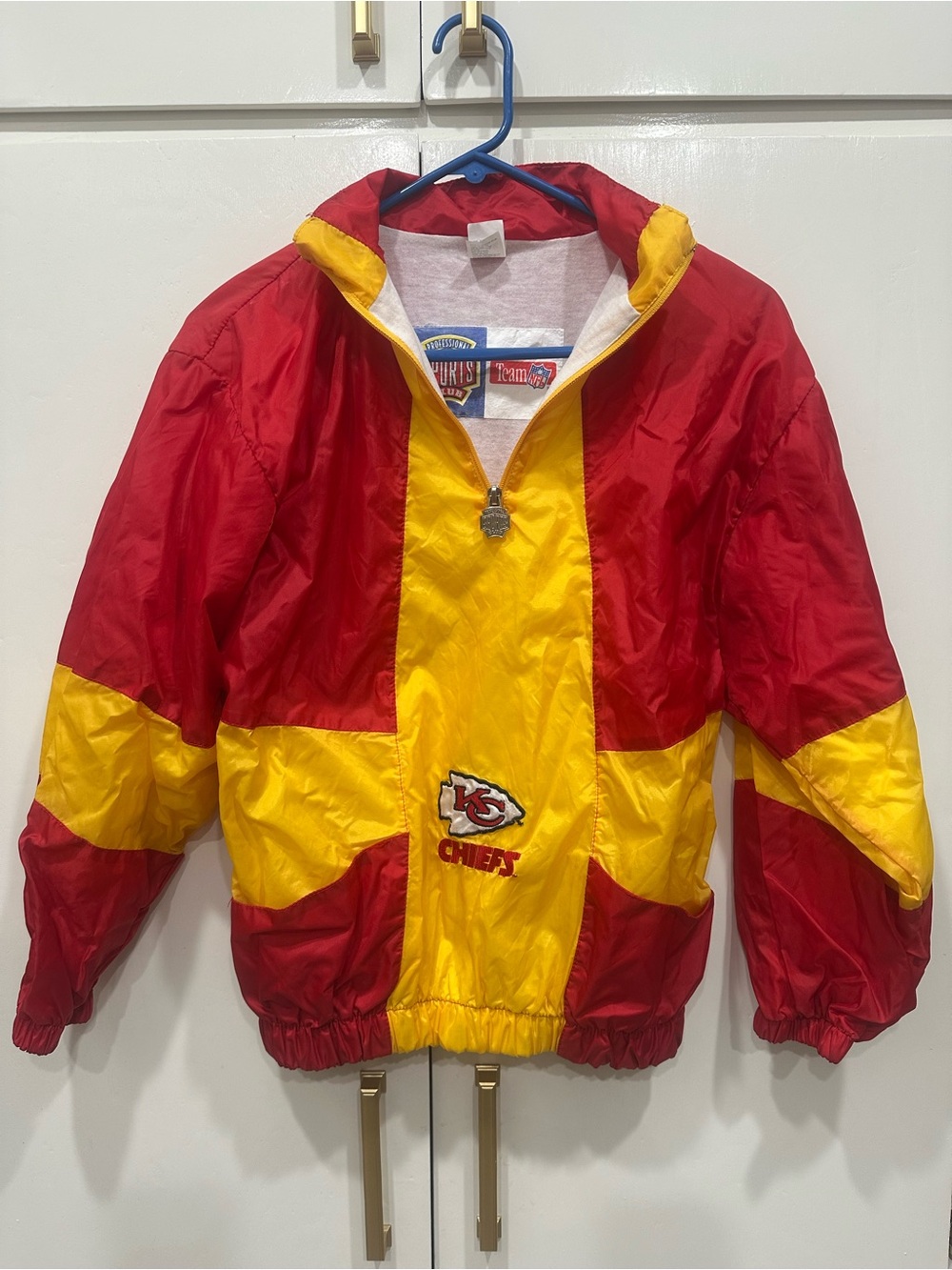 Kansas City Chiefs NFL Red & Yellow Windbreaker Jacket